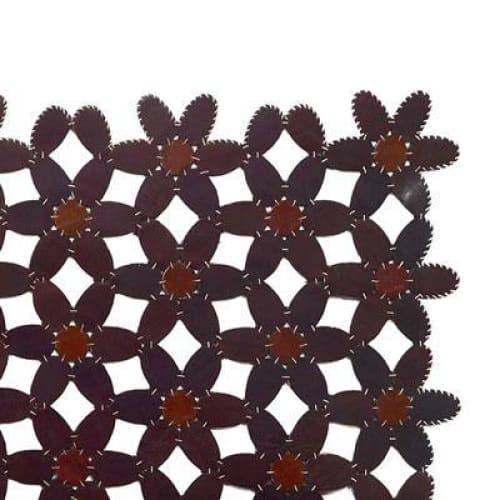 Modern floor rugs patchwork cow leather rug Bohemian new rugs online AU rugs 10-110 - KANDM PARSE LEATHER SHOP