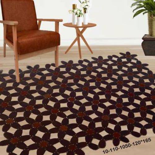 Modern floor rugs patchwork cow leather rug Bohemian new rugs online AU rugs 10-110 - KANDM PARSE LEATHER SHOP