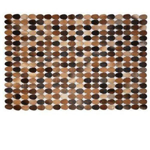Modern floor rugs patchwork cow leather rug Bohemian new rugs online AU rugs 10-57 - KANDM PARSE LEATHER SHOP