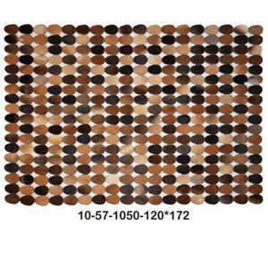 Modern floor rugs patchwork cow leather rug Bohemian new rugs online AU rugs 10-57 - KANDM PARSE LEATHER SHOP