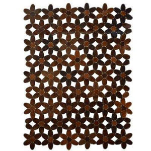 Modern floor rugs patchwork cow leather rug Bohemian new rugs online AU Rugs 10-66 - KANDM PARSE LEATHER SHOP