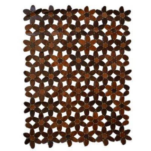 Modern floor rugs patchwork cow leather rug Bohemian new rugs online AU Rugs 10-68 - KANDM PARSE LEATHER SHOP