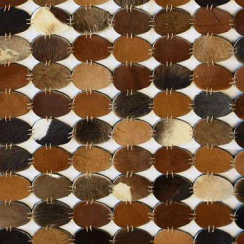 Modern floor rugs patchwork cow leather rug Bohemian new rugs online AU rugs 10-72 - KANDM PARSE LEATHER SHOP