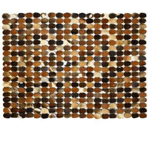 Modern floor rugs patchwork cow leather rug Bohemian new rugs online AU rugs 10-72 - KANDM PARSE LEATHER SHOP