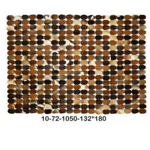Modern floor rugs patchwork cow leather rug Bohemian new rugs online AU rugs 10-72 - KANDM PARSE LEATHER SHOP