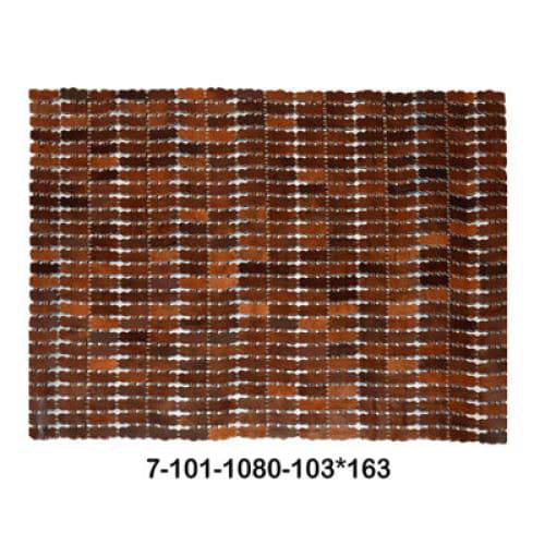 Modern floor rugs patchwork cow leather rug Bohemian new rugs online AU Rugs 7-101 - KANDM PARSE LEATHER SHOP