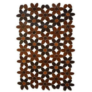 Modern floor rugs patchwork cow leather rug Bohemian new rugs online AU Rugs 7-105 - KANDM PARSE LEATHER SHOP