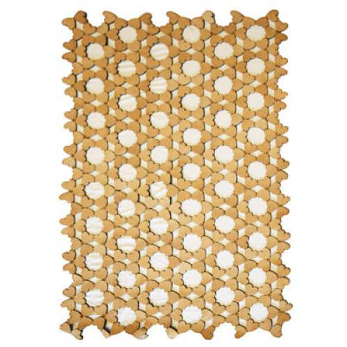 Modern floor rugs patchwork cow leather rug Bohemian new rugs online AU Rugs 7-98 - KANDM PARSE LEATHER SHOP