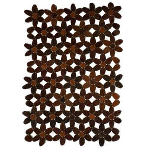 Modern floor rugs patchwork cow leather rug Bohemian new rugs online AU Rugs 7-99 - KANDM PARSE LEATHER SHOP