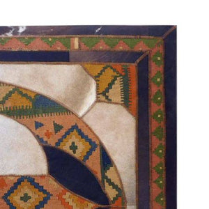 Modern floor rugs patchwork cowhide kilim rug living room rugs online AU Rugs 9-166-1 - KANDM PARSE LEATHER SHOP