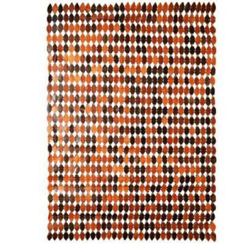 Modern floor rugs patchwork cowhide leather rug Bohemian new rugs online AU Rugs 2-16 - KANDM PARSE LEATHER SHOP