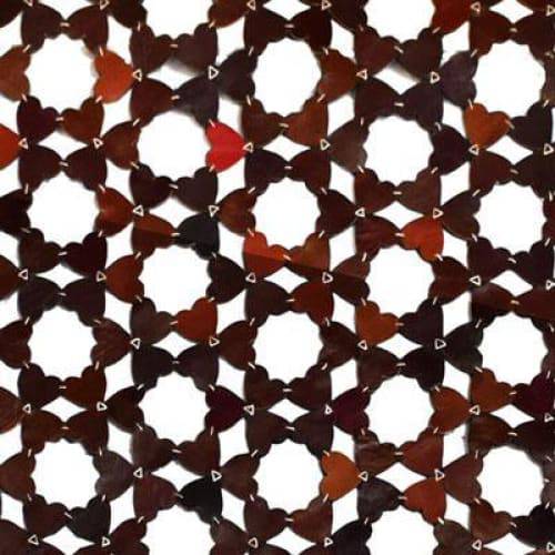 Modern floor rugs patchwork cowhide leather rug Bohemian new rugs online AU Rugs 2-33 - KANDM PARSE LEATHER SHOP