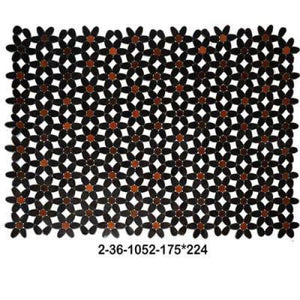 Modern floor rugs patchwork cowhide leather rug Bohemian new rugs online AU Rugs 2-36 - KANDM PARSE LEATHER SHOP