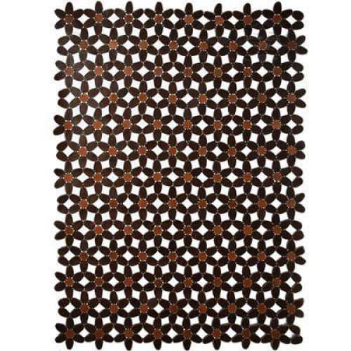 Modern floor rugs patchwork cowhide leather rug Bohemian new rugs online AU Rugs 2-37 - KANDM PARSE LEATHER SHOP