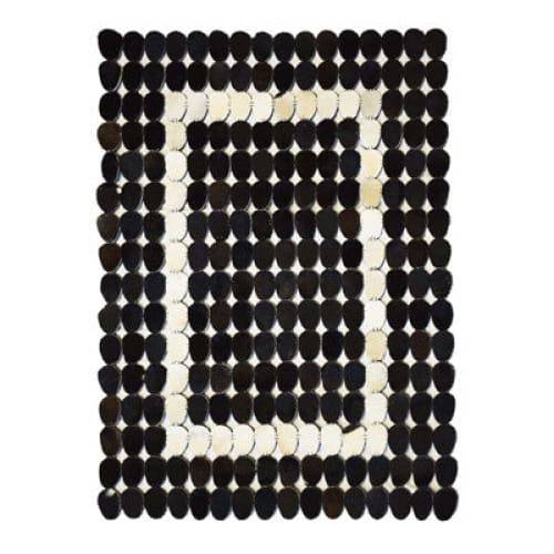 Modern floor rugs patchwork cowhide rug Bohemian new rugs online AU Rugs 7-113 - KANDM PARSE LEATHER SHOP