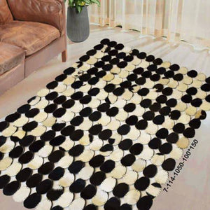 Modern floor rugs patchwork cowhide rug Bohemian new rugs online AU Rugs 7-114 - KANDM PARSE LEATHER SHOP