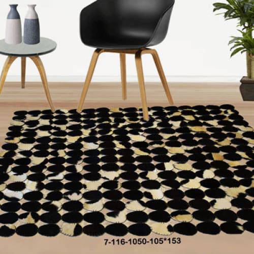 Modern floor rugs patchwork cowhide rug Bohemian new rugs online AU Rugs 7-116 - KANDM PARSE LEATHER SHOP