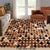 Modern floor rugs patchwork cowhide rug Bohemian new rugs online AU Rugs 7-160 - KANDM PARSE LEATHER SHOP