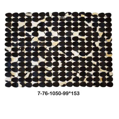 Modern floor rugs patchwork cowhide rug Bohemian new rugs online AU Rugs 7-76 - KANDM PARSE LEATHER SHOP