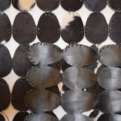 Modern floor rugs patchwork cowhide rug Bohemian new rugs online AU Rugs 7-76 - KANDM PARSE LEATHER SHOP