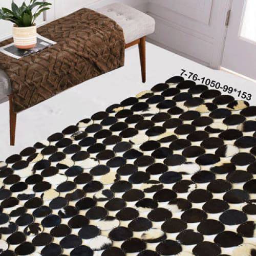 Modern floor rugs patchwork cowhide rug Bohemian new rugs online AU Rugs 7-76 - KANDM PARSE LEATHER SHOP