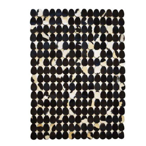 Modern floor rugs patchwork cowhide rug Bohemian new rugs online AU Rugs 7-76 - KANDM PARSE LEATHER SHOP