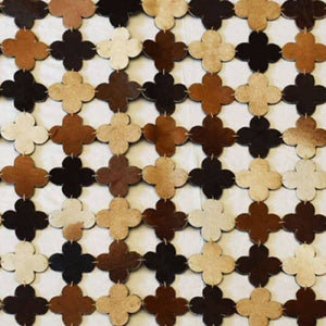 Modern floor rugs patchwork cowhide rug Bohemian new rugs online AU Rugs 7-94 - KANDM PARSE LEATHER SHOP