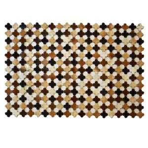 Modern floor rugs patchwork cowhide rug Bohemian new rugs online AU Rugs 7-94 - KANDM PARSE LEATHER SHOP