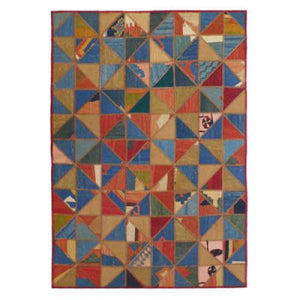 Modern floor rugs patchwork kilim rugs wool carpet natural rugs online AU Rugs 5-104-1(122) - KANDM PARSE LEATHER SHOP