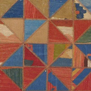 Modern floor rugs patchwork kilim rugs wool carpet natural rugs online AU Rugs 5-104-1(122) - KANDM PARSE LEATHER SHOP