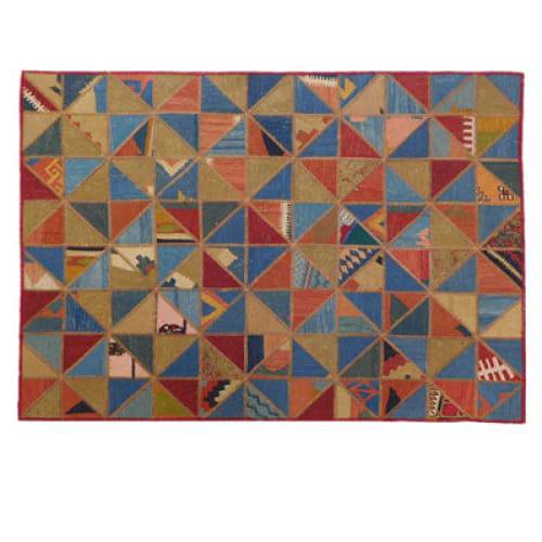 Modern floor rugs patchwork kilim rugs wool carpet natural rugs online AU Rugs 5-105-1(123) - KANDM PARSE LEATHER SHOP
