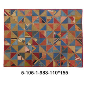 Modern floor rugs patchwork kilim rugs wool carpet natural rugs online AU Rugs 5-105-1(123) - KANDM PARSE LEATHER SHOP