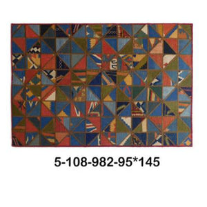 Modern floor rugs patchwork kilim rugs wool carpet natural rugs online AU Rugs 5-108 - KANDM PARSE LEATHER SHOP
