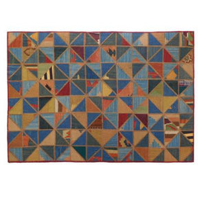Modern floor rugs patchwork kilim rugs wool carpet natural rugs online AU Rugs 5-110-1(128) - KANDM PARSE LEATHER SHOP