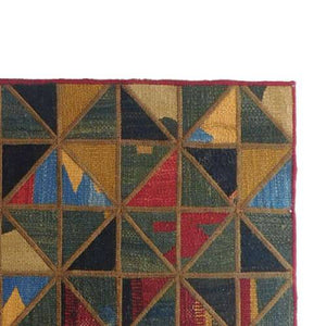 Modern floor rugs patchwork kilim rugs wool carpet natural rugs online AU Rugs 5-116 - KANDM PARSE LEATHER SHOP