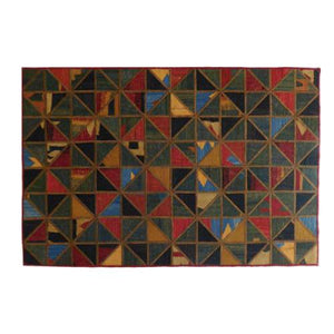 Modern floor rugs patchwork kilim rugs wool carpet natural rugs online AU Rugs 5-116 - KANDM PARSE LEATHER SHOP