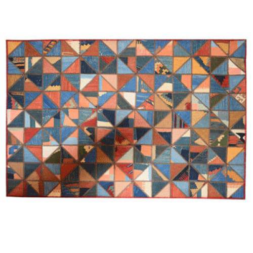 Modern floor rugs patchwork kilim rugs wool carpet natural rugs online AU Rugs 5-14 - KANDM PARSE LEATHER SHOP