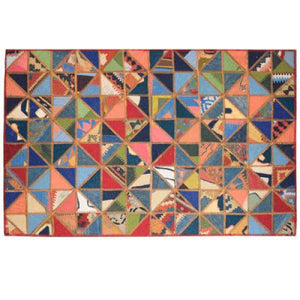 Modern floor rugs patchwork kilim rugs wool carpet natural rugs online AU Rugs 5-5 - KANDM PARSE LEATHER SHOP