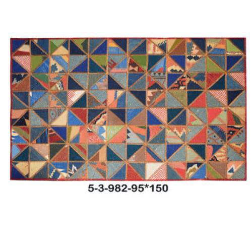 Modern floor rugs patchwork kilim rugs wool carpet natural rugs online AU Rugs 5-3 - KANDM PARSE LEATHER SHOP