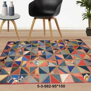 Modern floor rugs patchwork kilim rugs wool carpet natural rugs online AU Rugs 5-3 - KANDM PARSE LEATHER SHOP