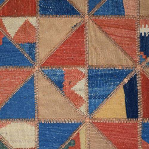 Modern floor rugs patchwork kilim rugs wool carpet natural rugs online AU Rugs 5-45 - KANDM PARSE LEATHER SHOP