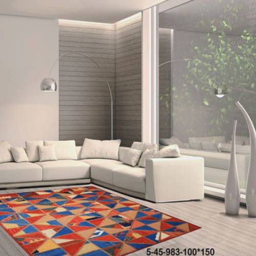 Modern floor rugs patchwork kilim rugs wool carpet natural rugs online AU Rugs 5-45 - KANDM PARSE LEATHER SHOP