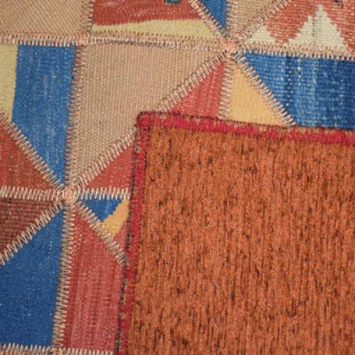 Modern floor rugs patchwork kilim rugs wool carpet natural rugs online AU Rugs 5-45 - KANDM PARSE LEATHER SHOP