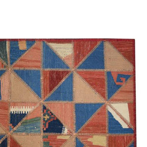Modern floor rugs patchwork kilim rugs wool carpet natural rugs online AU Rugs 5-45 - KANDM PARSE LEATHER SHOP