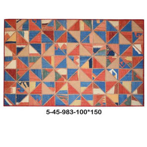Modern floor rugs patchwork kilim rugs wool carpet natural rugs online AU Rugs 5-45 - KANDM PARSE LEATHER SHOP