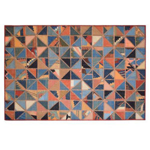 Modern floor rugs patchwork kilim rugs wool carpet natural rugs online AU Rugs 5-50 - KANDM PARSE LEATHER SHOP