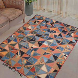 Modern floor rugs patchwork kilim rugs wool carpet natural rugs online AU Rugs 5-50 - KANDM PARSE LEATHER SHOP