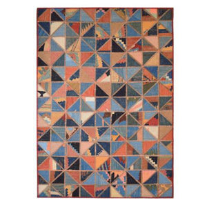 Modern floor rugs patchwork kilim rugs wool carpet natural rugs online AU Rugs 5-50 - KANDM PARSE LEATHER SHOP