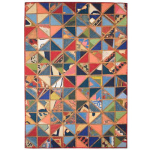 Modern floor rugs patchwork kilim rugs wool carpet natural rugs online AU Rugs 5-5 - KANDM PARSE LEATHER SHOP