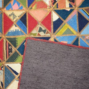 Modern floor rugs patchwork kilim rugs wool carpet natural rugs online AU Rugs 5-5 - KANDM PARSE LEATHER SHOP